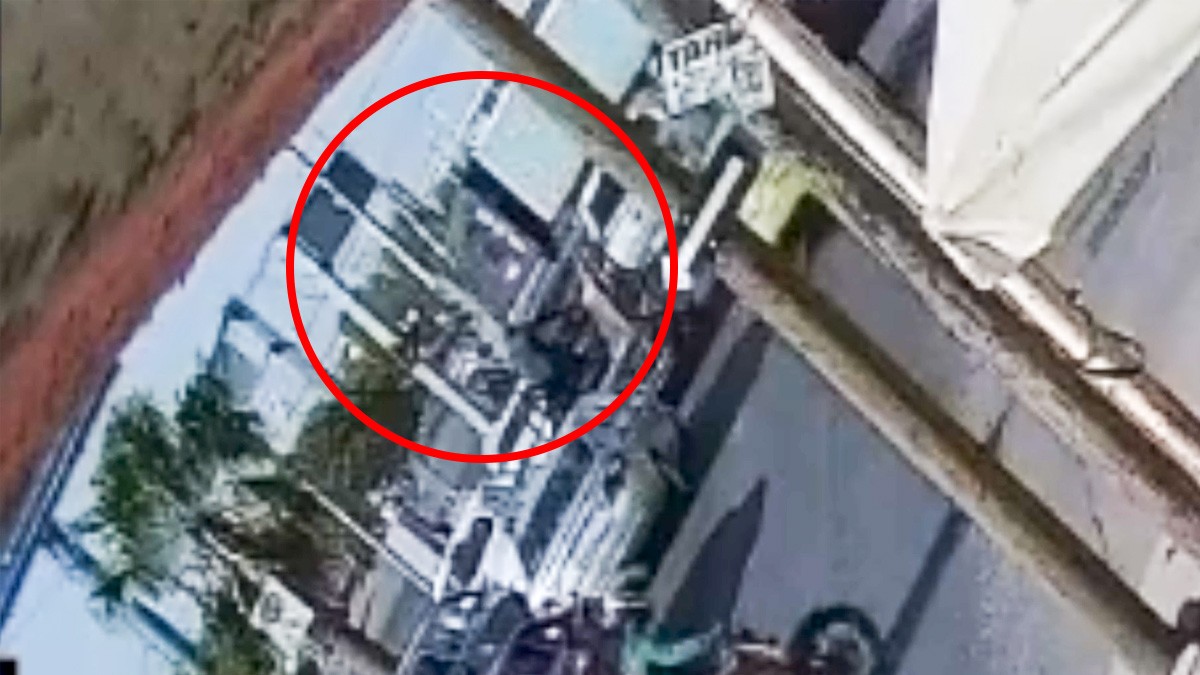 VIDEO Captan el momento exacto del choque entre tráiler y ferrocarril en Cementos