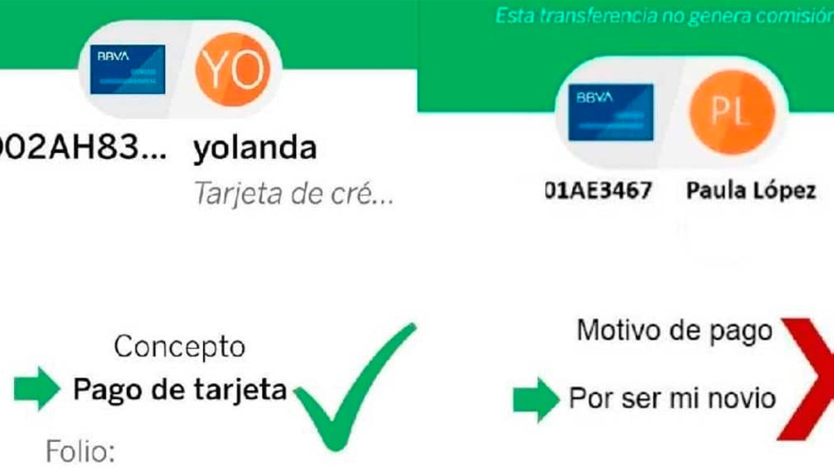 ¿Qué conceptos debes evitar colocar cuando realizas transferencias?, SAT te lo dice