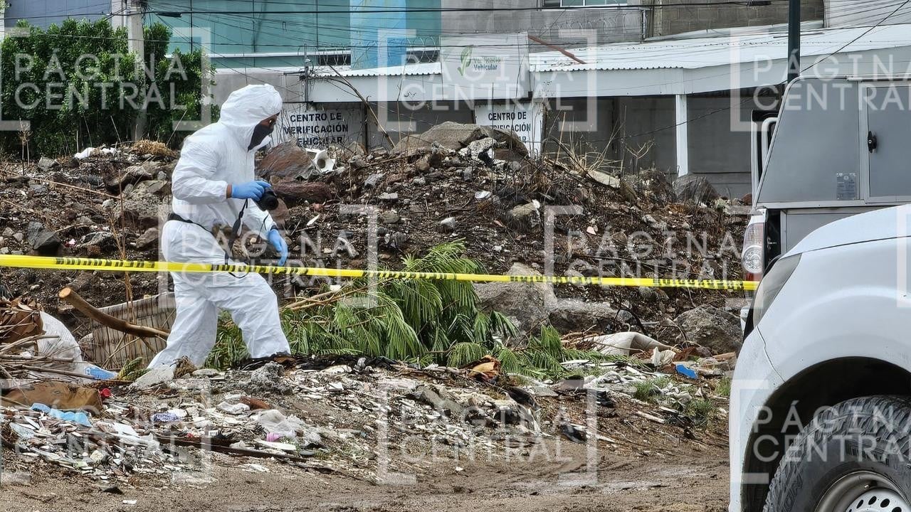 Localizan cuerpo decapitado envuelto en una cobija en Lomas del Mirador
