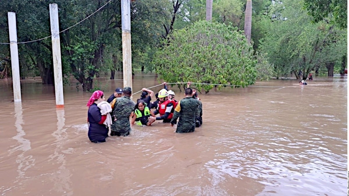 Pegan lluvias a SLP, Oaxaca y Puebla