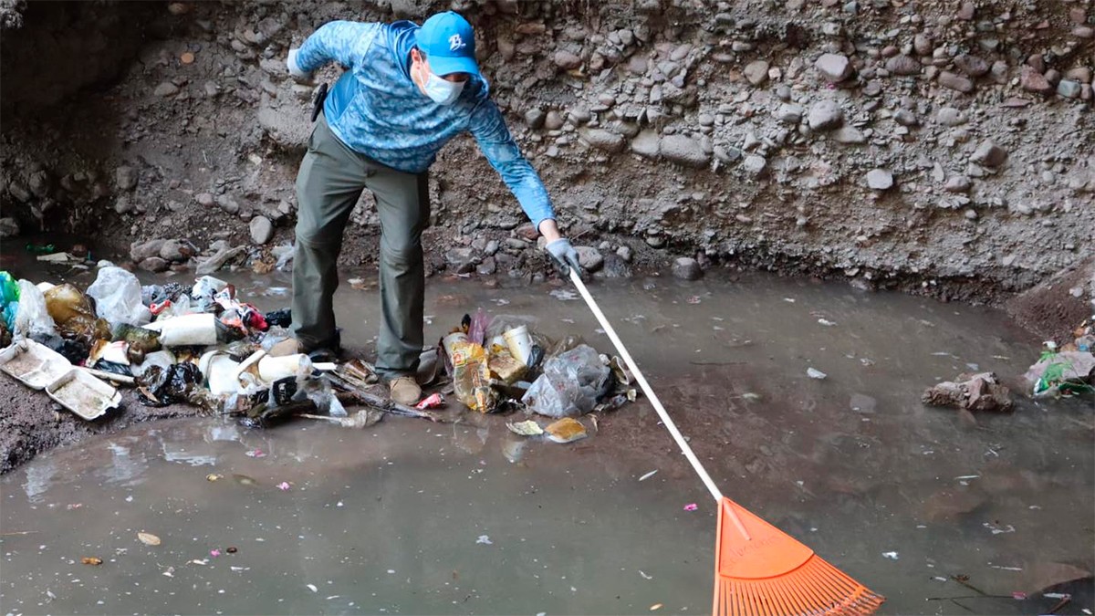 Retiran más de 6 mil toneladas de basura de 25 arroyos para prevenir inundaciones