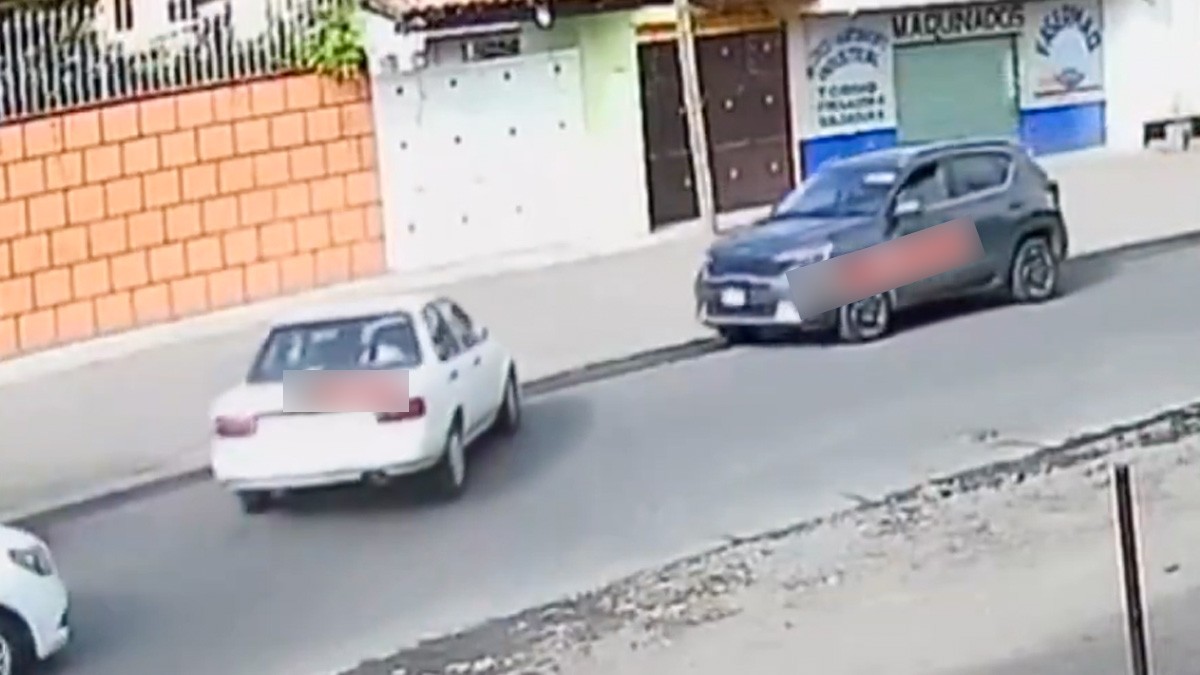 VIDEO Ladrones armados interceptan a abuela con sus nietos y se roban su camioneta