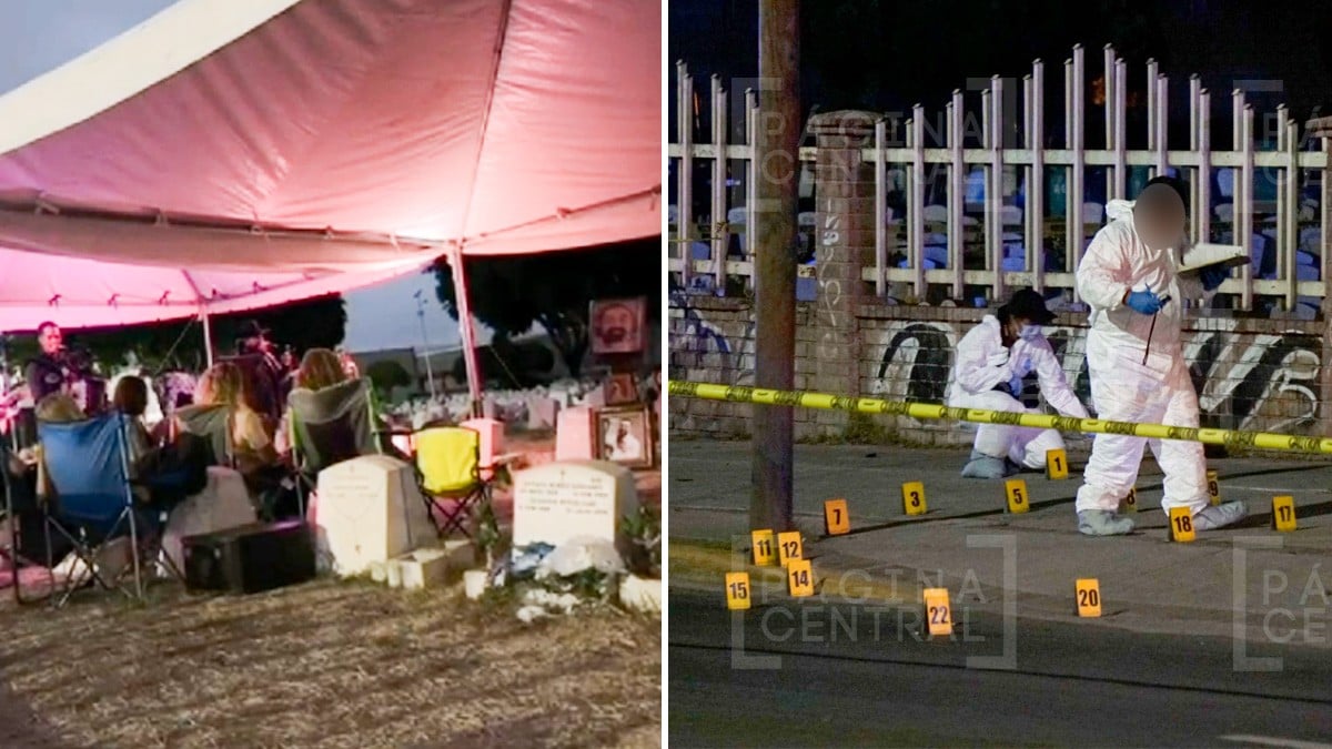 VIDEO Así disfrutaban en el panteón de Delta con música en vivo minutos antes de balacera