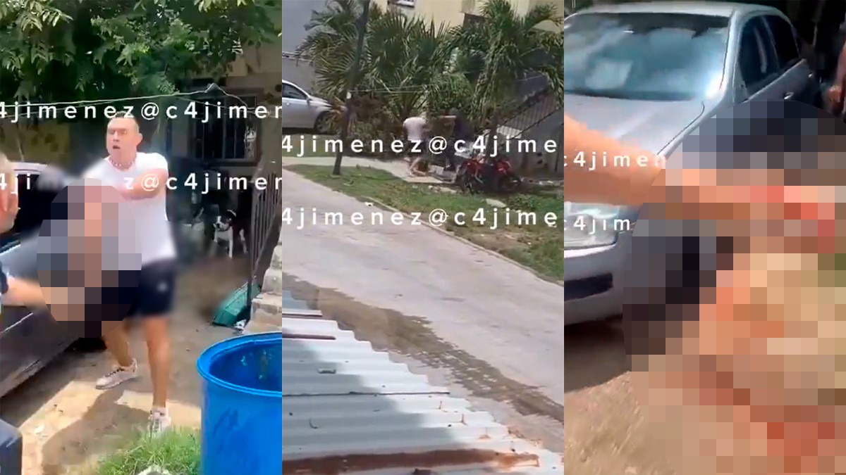 VIDEO Hombre le corta la mano a su vecino con un machete tras una discusión