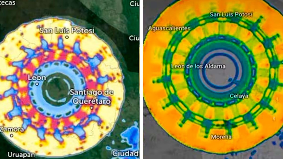¿Qué es eso? Radar capta extraña anomalía sobre Guanajuato durante 47 minutos