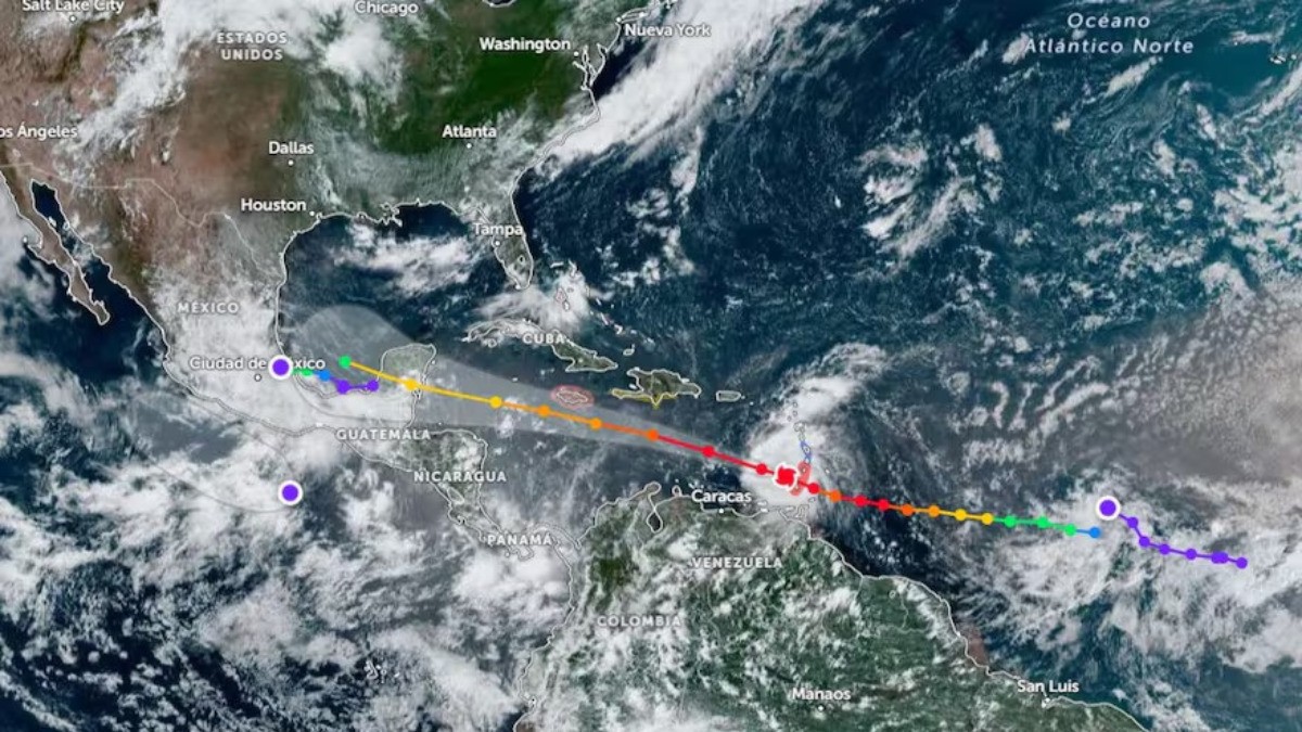 ¡Alerta por huracán! 'Beryl' pegará dos veces a México; ¿dónde y cuándo lo hará?
