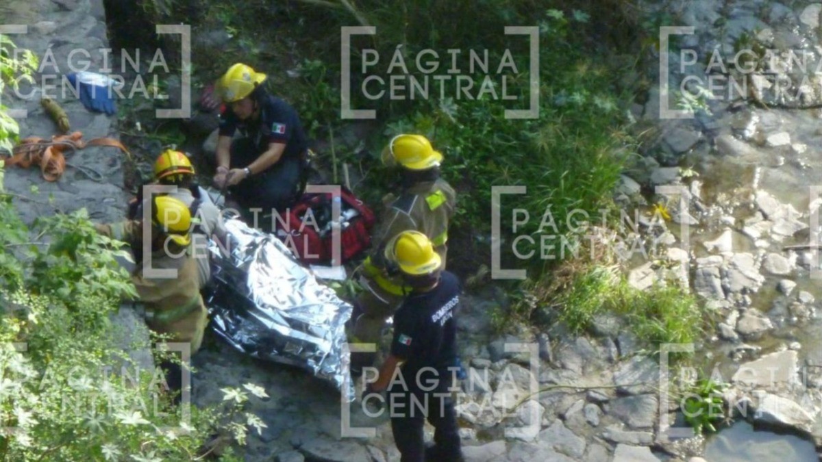 Rescatan a hombre que había caído hace dos días en la cañada, esto le pasó