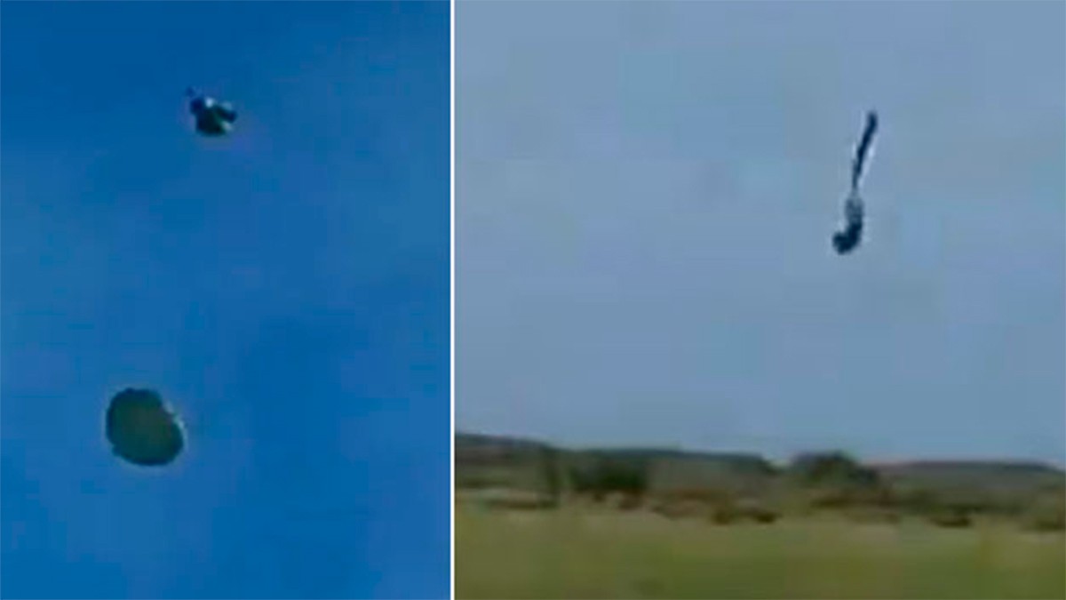 VIDEO Falla paracaídas a cadete de la Heroica Escuela Naval Militar y fallece