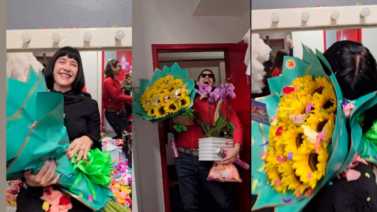 VIDEO Ricardo Pérez sorprende a Susana Zabaleta al enviarle flores de ‘El Patrón’