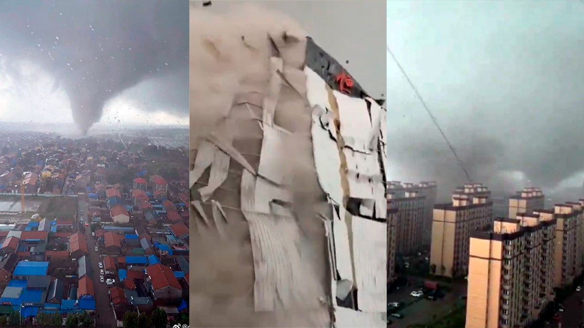 VIDEO Impresionante tornado destruye casas y edificios, reportan un muerto y 79 heridos