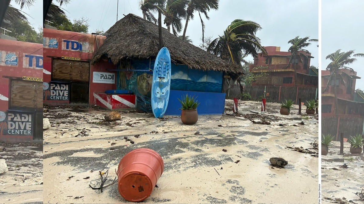 La libra Quintana Roo; va ahora 'Beryl' a sur de Texas