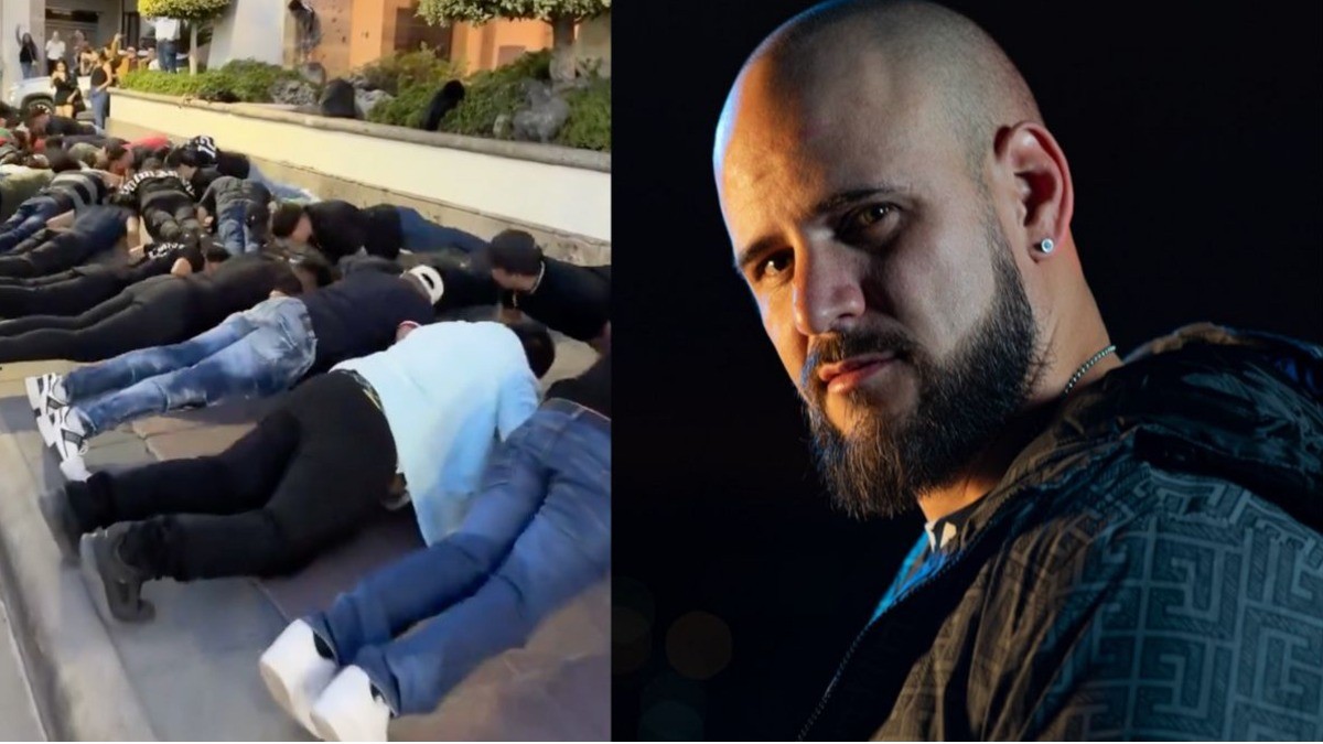 VIDEO Vetan a 'El Temach' en León y seguidores protestan haciendo lagartijas