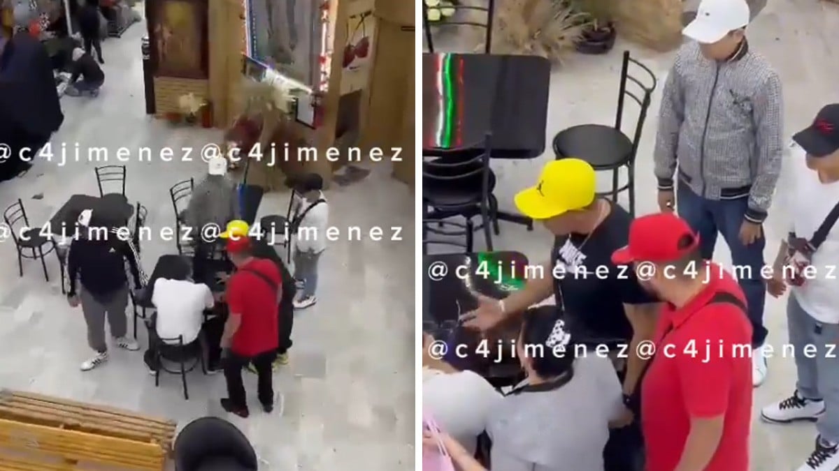 VIDEO Captan a extorsionadores que golpean a comerciante para obligarlo a pagar la cuota