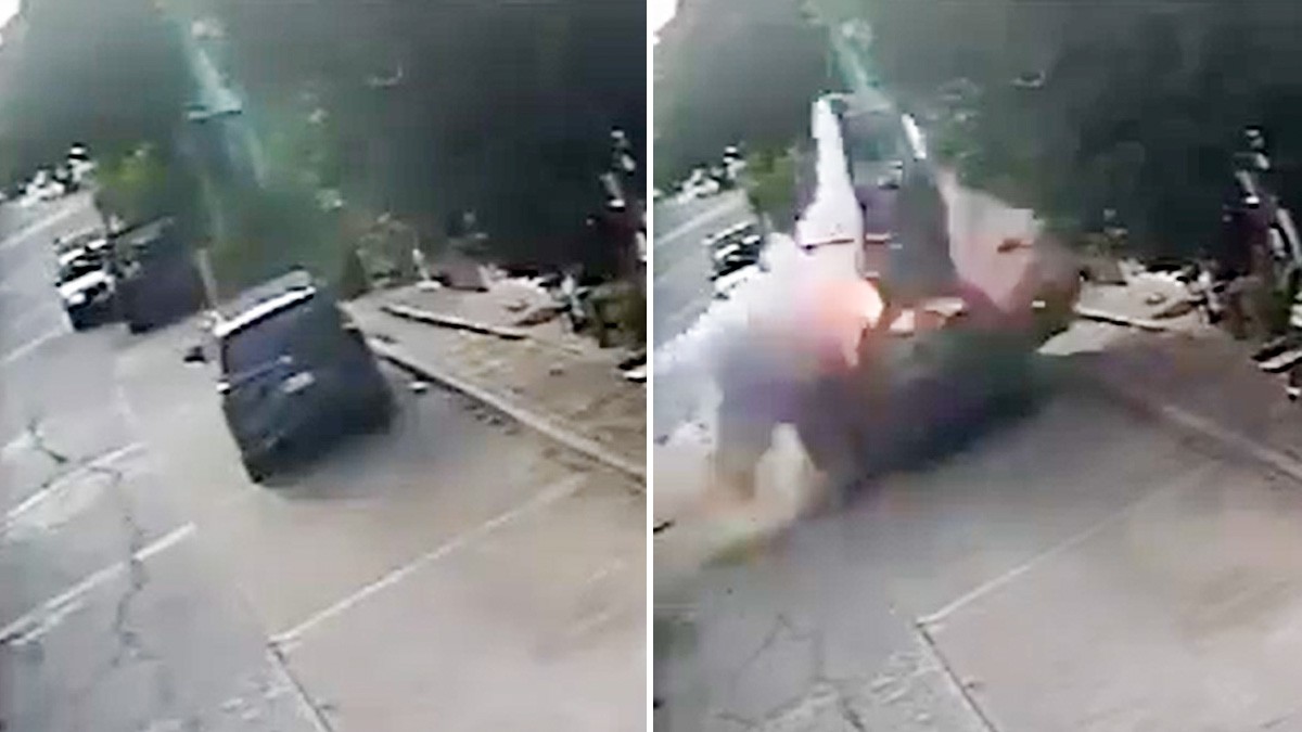 VIDEO ¿Atentado? Captan la explosión de la camioneta de la hija del alcalde