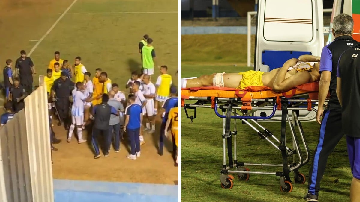 VIDEO ¡Indignante! Policía dispara contra portero profesional en pleno estadio