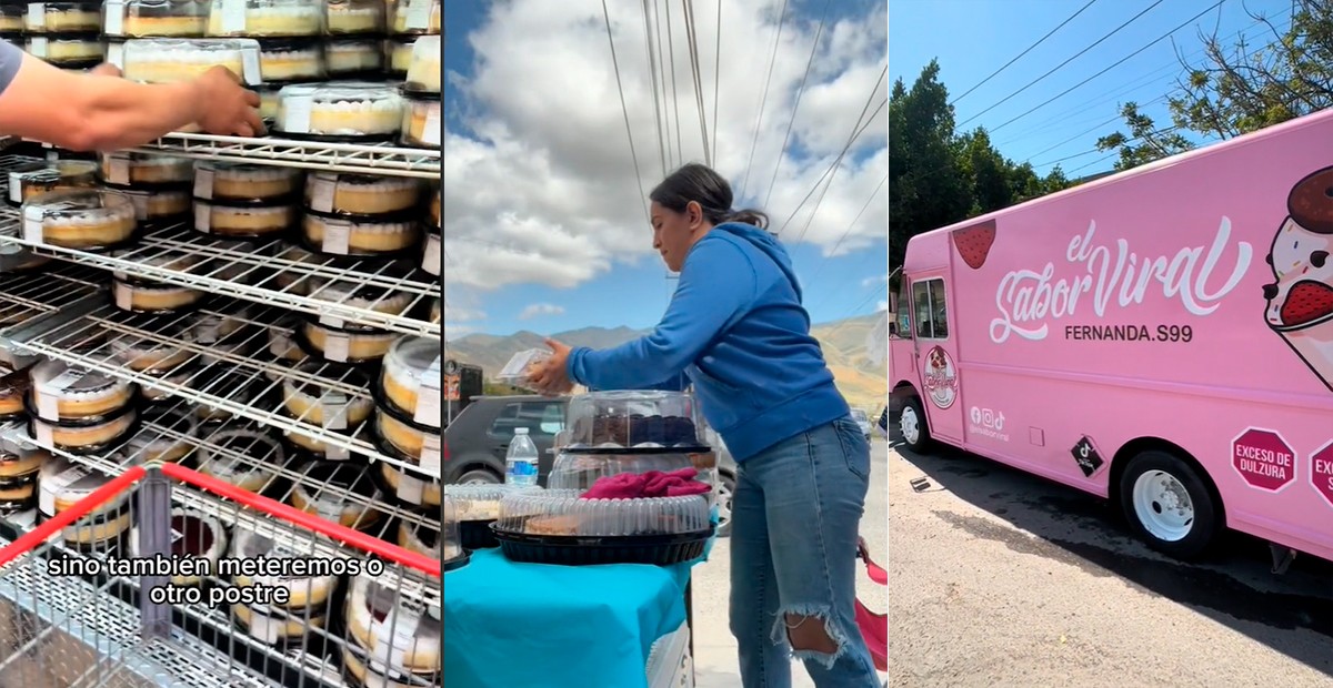 VIDEO Gracias al éxito de los pasteles, revendedora compra camión para expandir su negocio