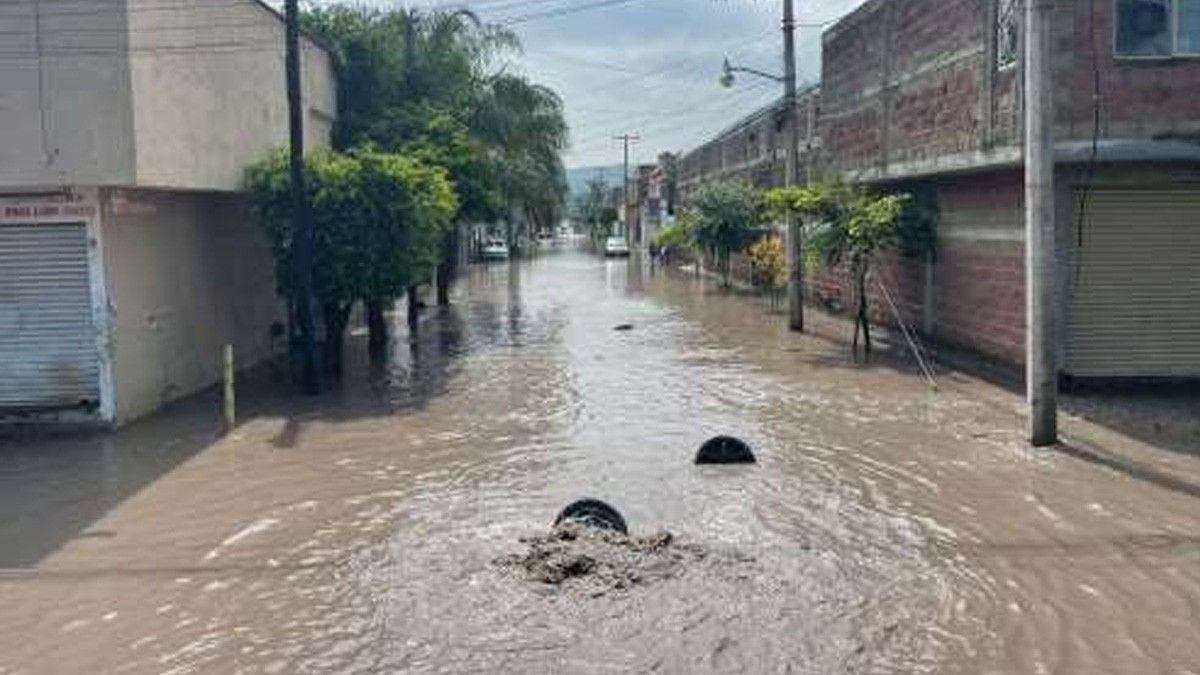 Fuertes lluvias inundan esta ciudad de Guanajuato; hay 200 casas afectadas
