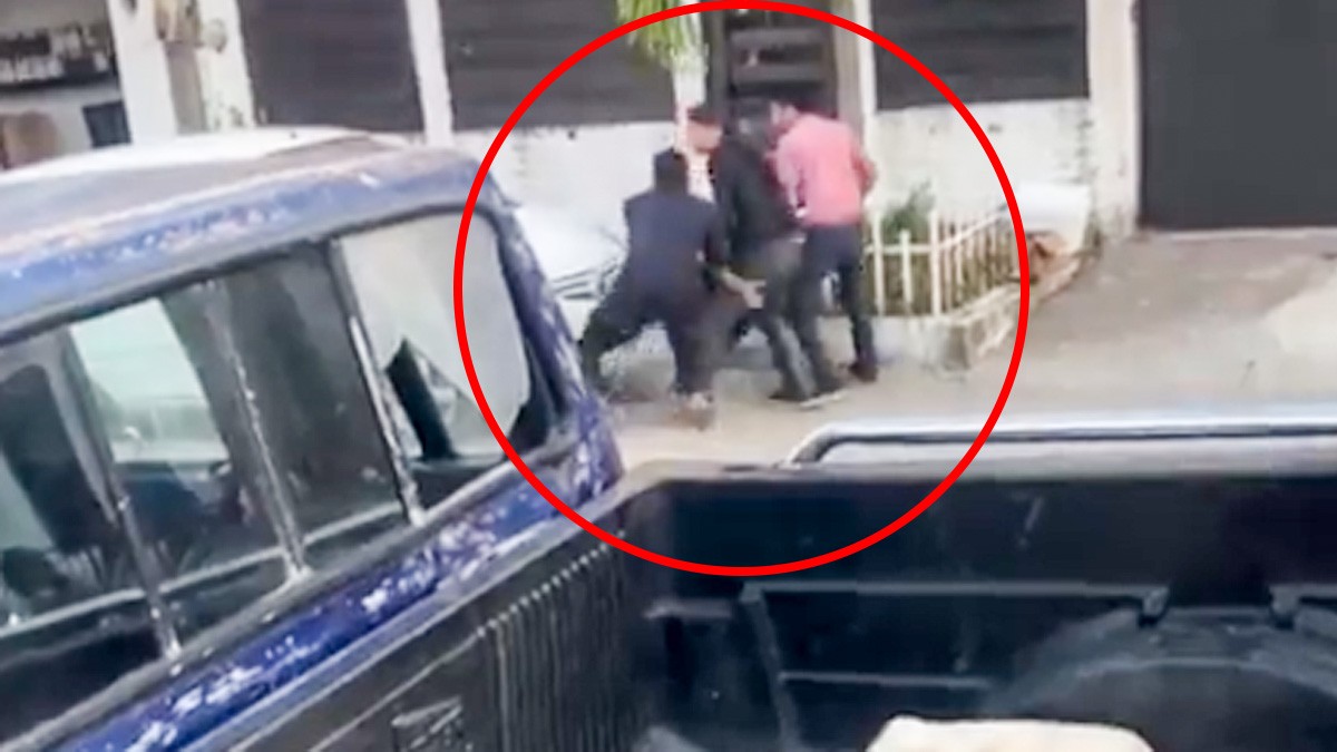 VIDEO Captan momento justo del levantón de un joven que después apareció asesinado