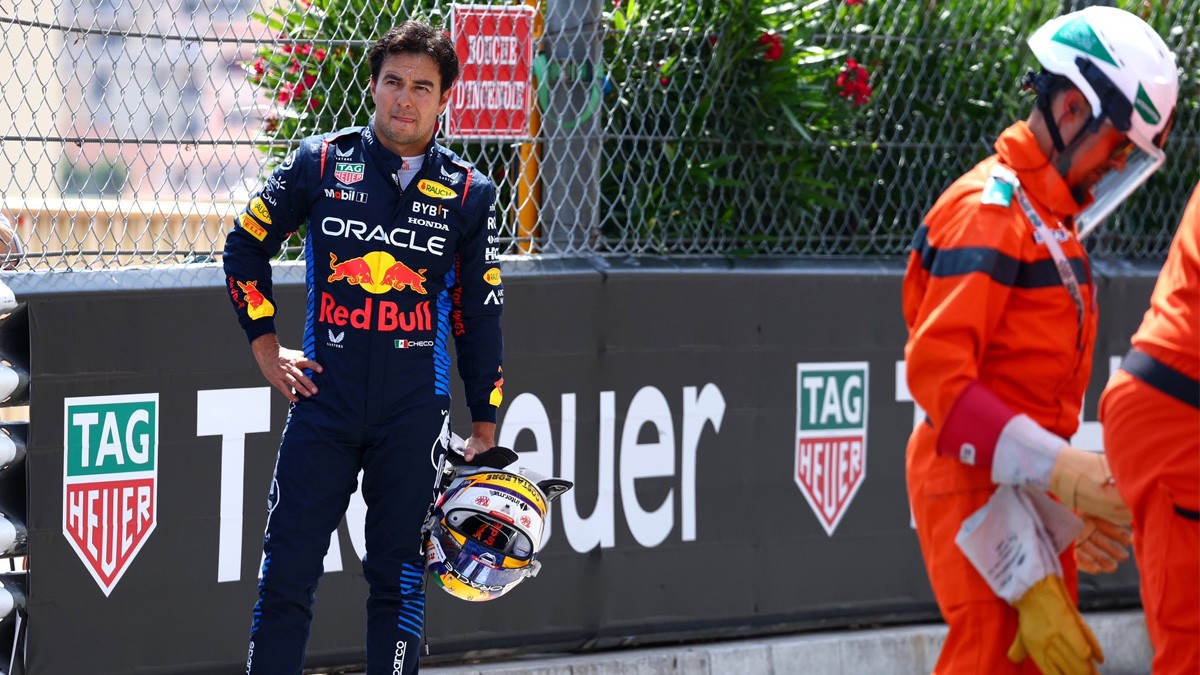 VIDEO Checo Pérez choca en la Q1 del Gran Premio de Hungría y arruina su clasificación