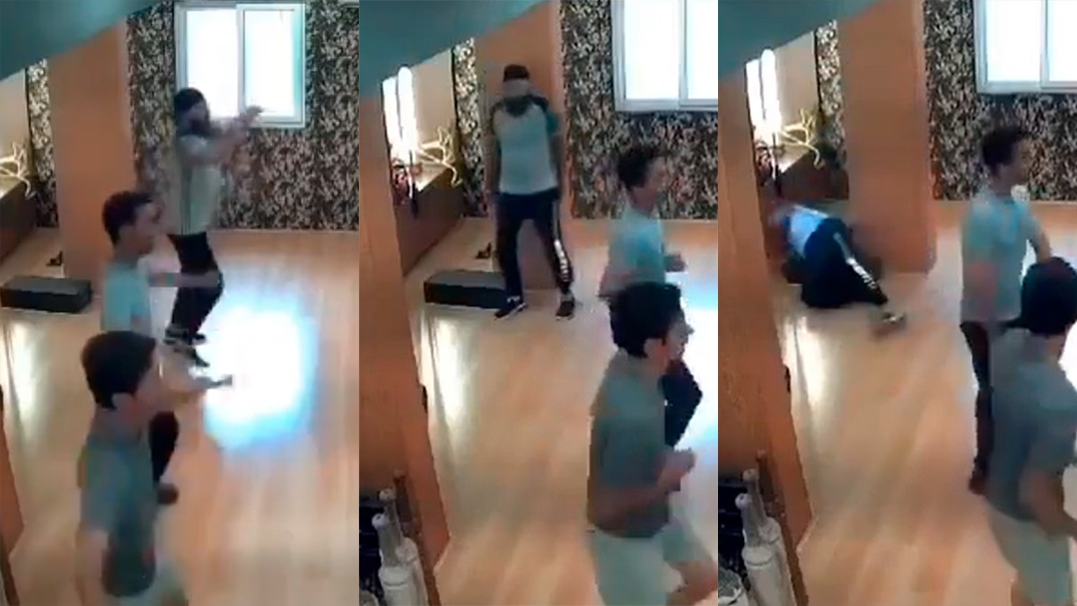 VIDEO Captan cuando hombre practicaba zumba y de pronto cayó muerto