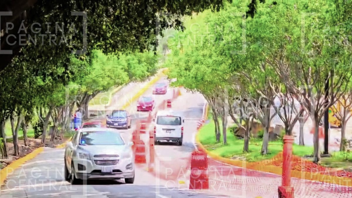¡Ten cuidado! Adaptan carril de contraflujo en el puente de Cañada del Refugio