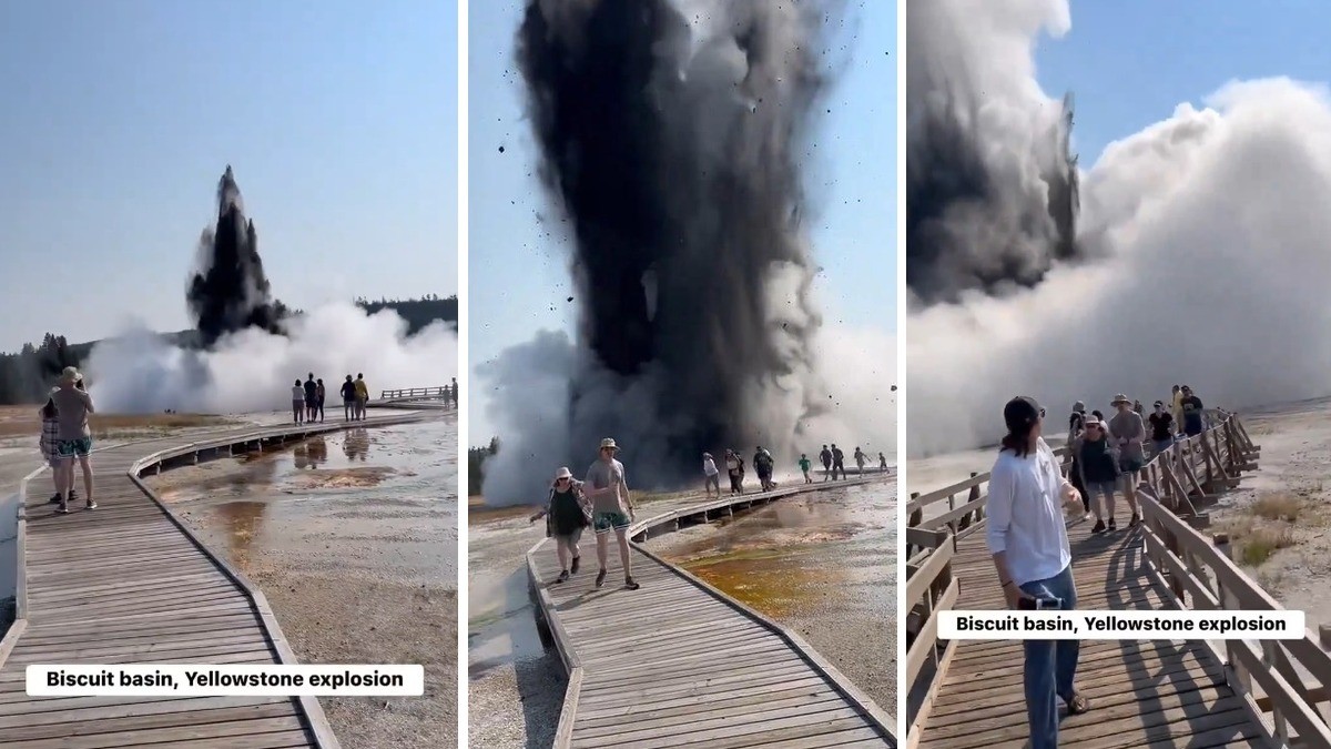 VIDEO Turistas disfrutaban en zona turística y una explosión los hizo correr por su vida