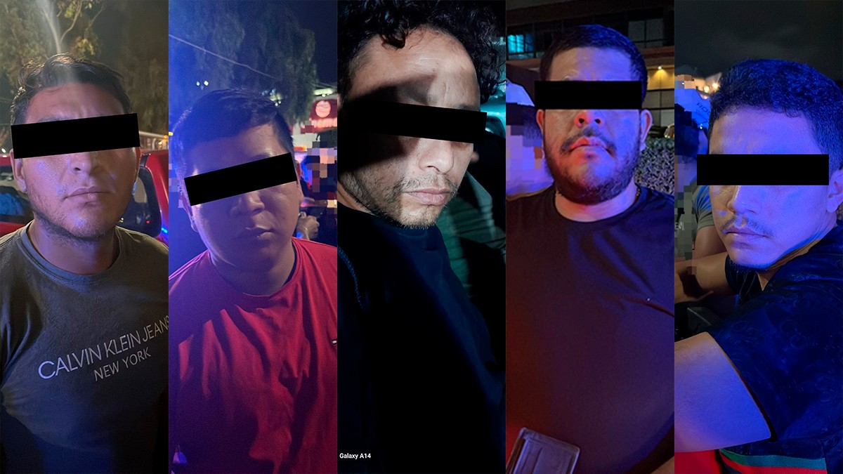 Detienen a cinco personas armadas en La Martinica, uno de ellos es ex Guardia Nacional