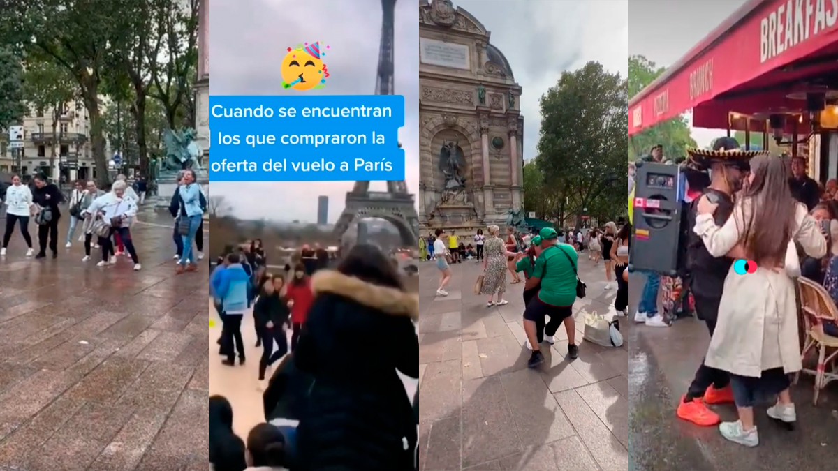 VIDEO Mexicanos son captados organizando la fiesta en distintas calles de París