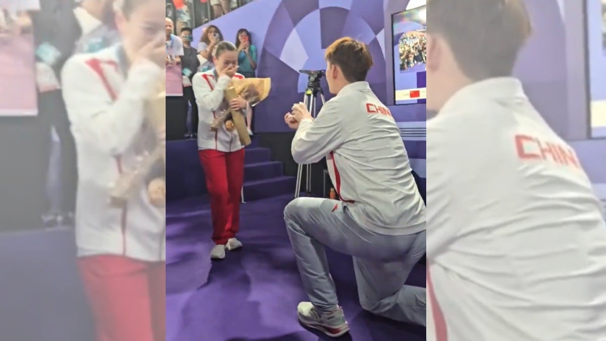 VIDEO Romántica propuesta de matrimonio a ganadora olímpica da la vuelta al mundo