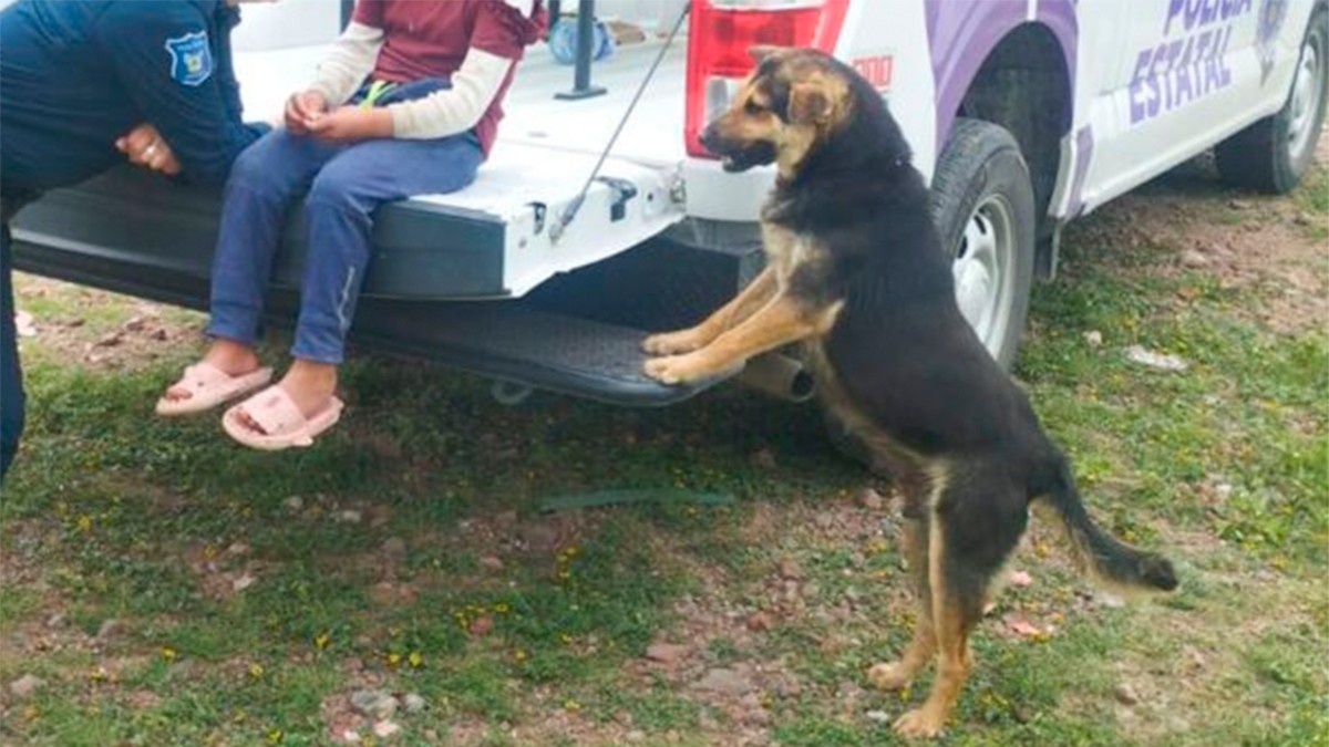 Policía rescata a niña de seis años que escapó de casa porque la golpeaban con un cable
