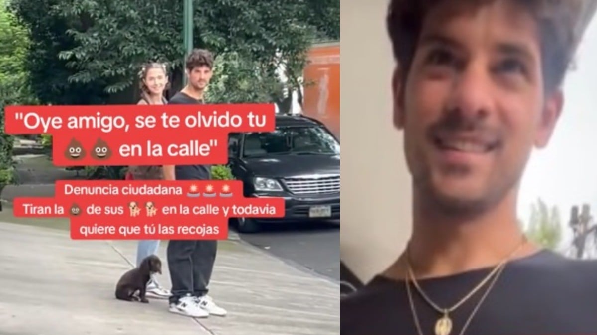 VIDEO Exhiben a extranjero que no recoge las heces de su mascota