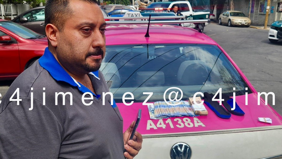 ¿Perdiste 100 mil pesos? Taxista honrado encuentra ese dinero y lo entrega a la policía