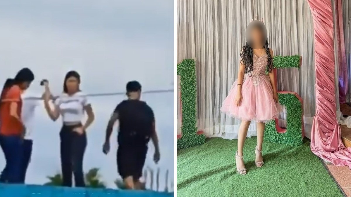 Difunden este video antes de la muerte de quinceañera y pone en duda si fue accidente