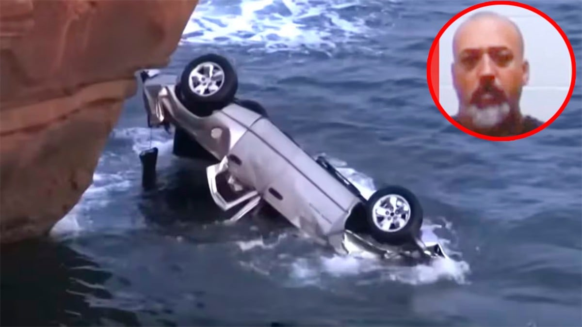 Hombre se tira desde un acantilado con sus dos hijas solo para vengarse de su exesposa