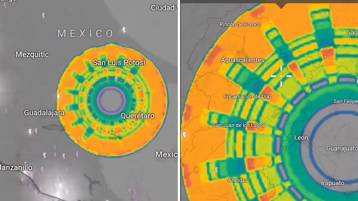 ¡Reaparece la anomalía! Radares vuelven a captar extraño fenómeno sobre Guanajuato