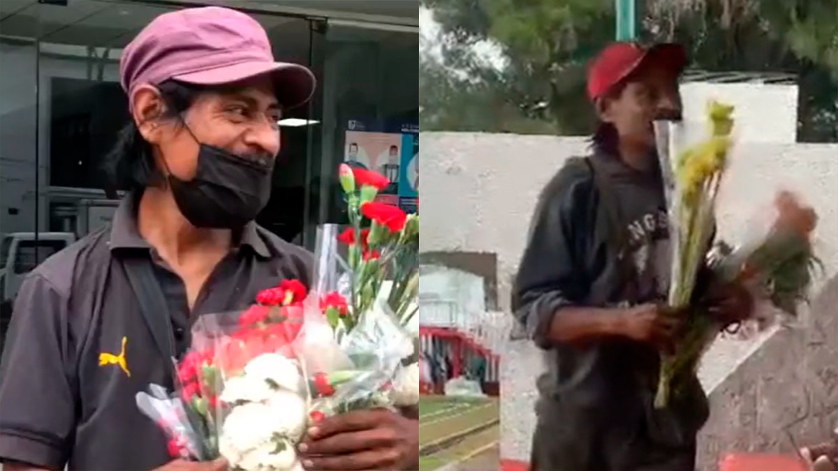 VIDEO Conoce la historia del ‘Señor de las Flores’, un padre que regala flores por su hija