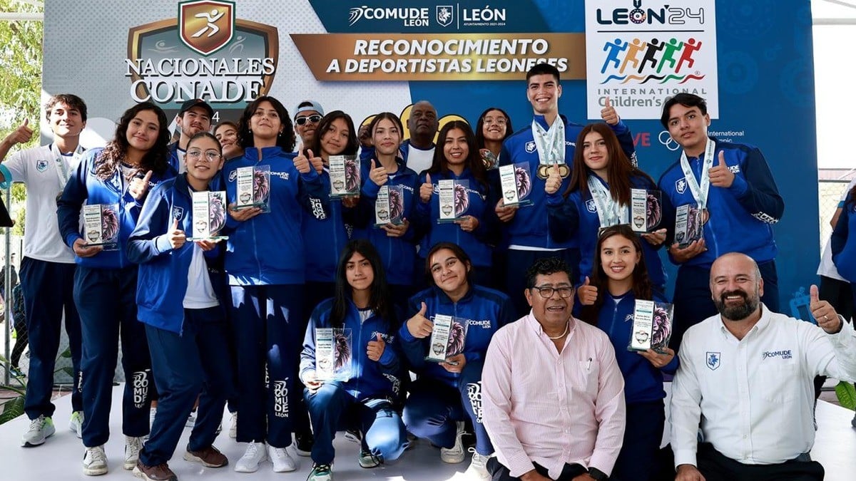 ¡Brillantes! Reconocen a leoneses ganadores en Nacionales Conade y Children’s Game
