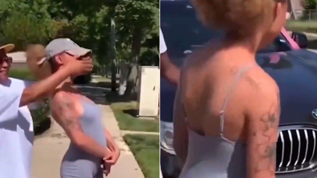 VIDEO Jovencita se molesta con su padre por regalarle un BMW en lugar de un Tesla