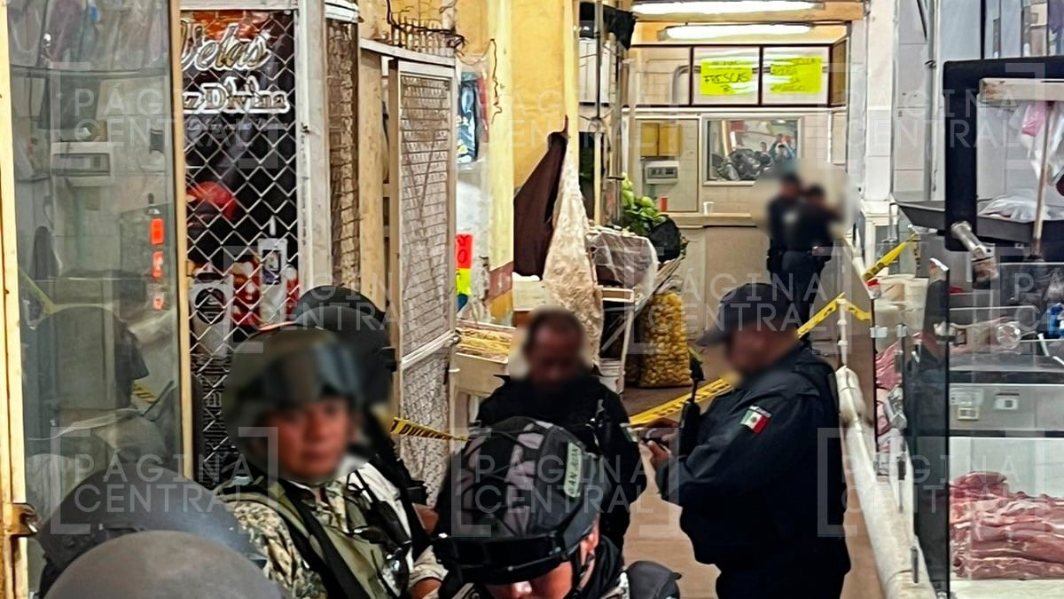 Matan a carnicero frente a sus clientes al interior del mercado Hidalgo