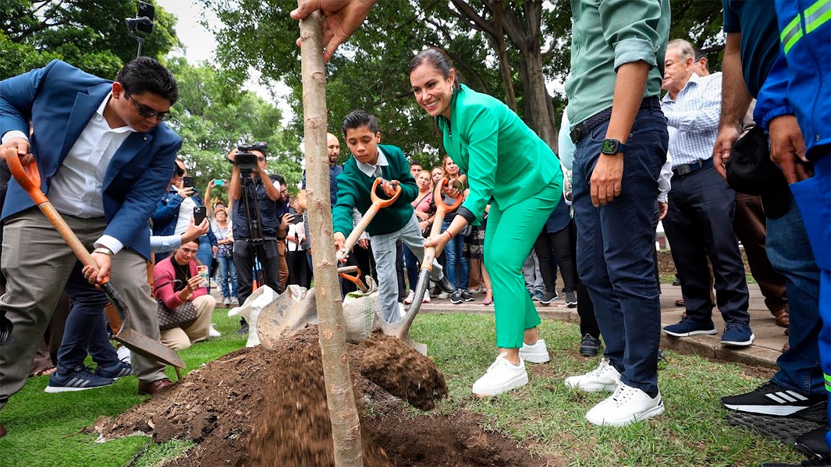Presenta Ale Gutiérrez estrategia 'Yo quiero a León con más árboles'
