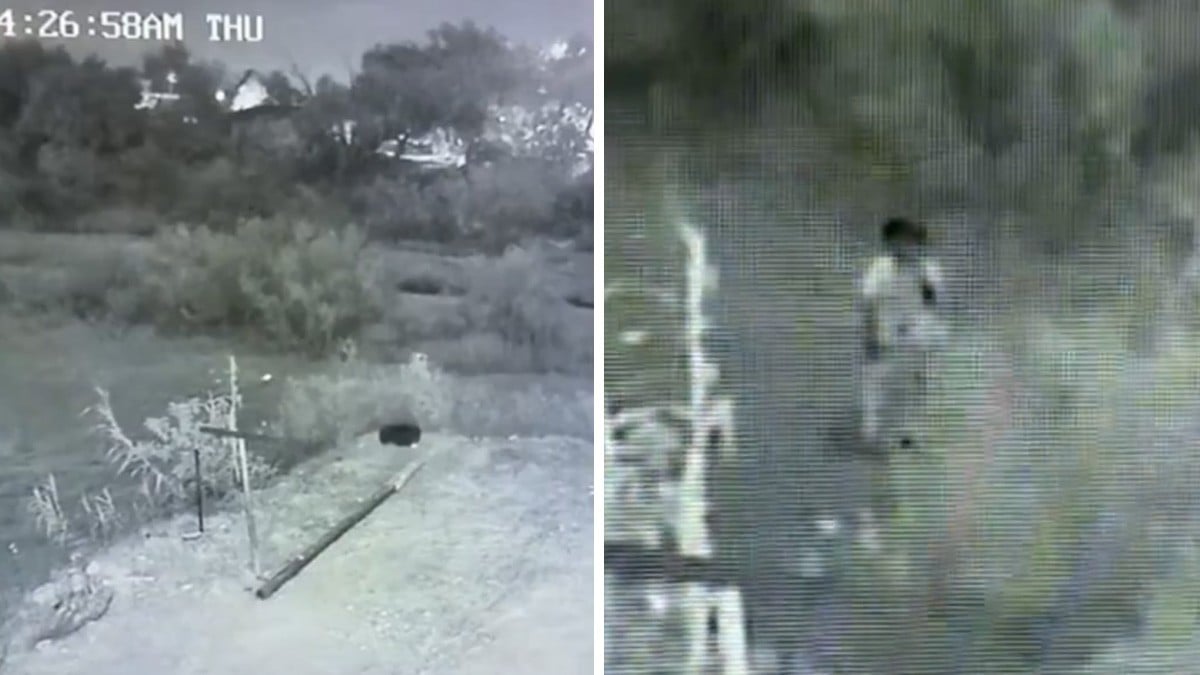 VIDEO ¿Espíritu o ilusión óptica? Captan extraña luz que se transforma en una persona