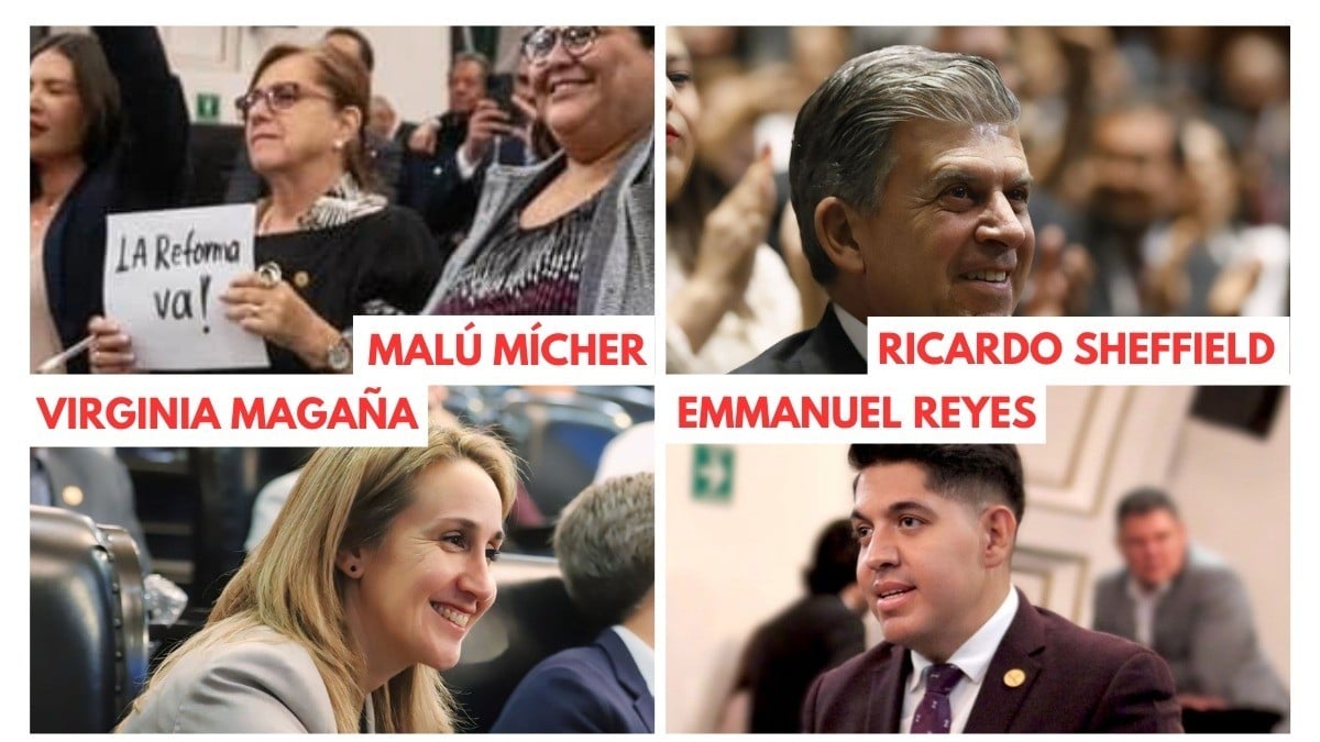 Estos son los cuatro senadores de Guanajuato que votaron a favor de la reforma judicial