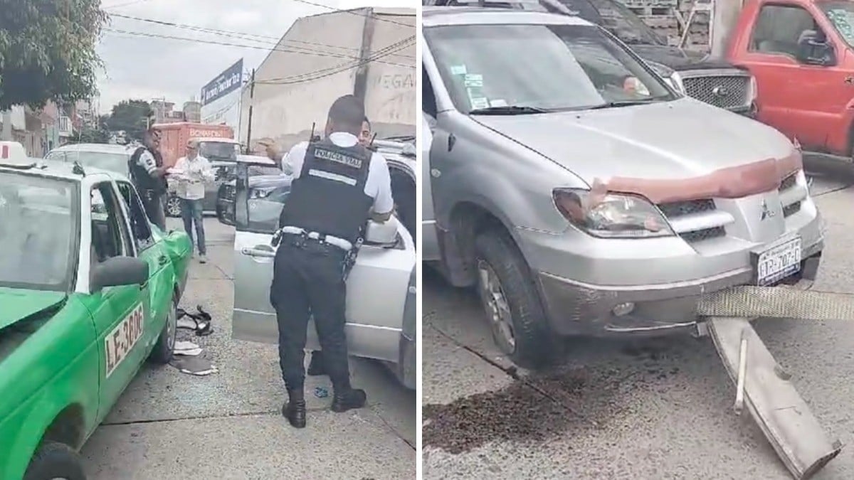 VIDEO Hombre que viajaba en camioneta quedó herido en choque en Chapalita