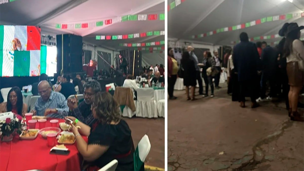 VIDEO Denuncian estafa en noche mexicana, prometían comida y a la Sonora Dinamita