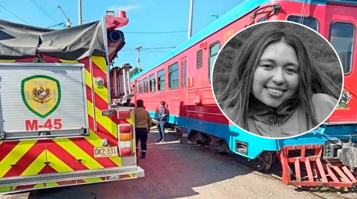 Muere joven mujer arrollada por el tren al intentar salvar a su perro atrapado en las vías