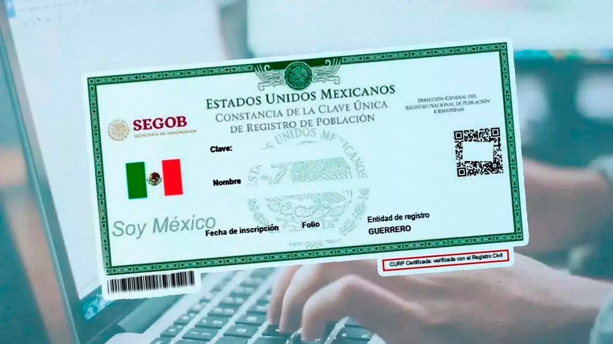 ¿No tienes tu CURP certificada y la necesitas?, así de sencillo puedes obtenerla