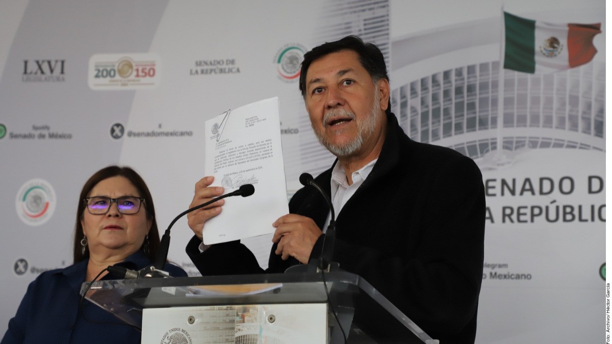 Adelanta Noroña que Sheinbaum prepara reforma a fiscalías