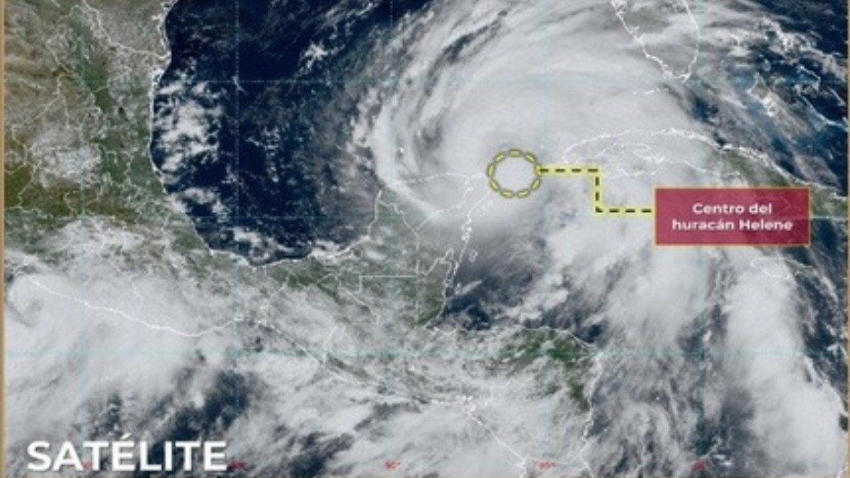 ¡Alerta roja! Ahora el huracán Helene amenaza las costas mexicanas, se acerca a Cancún