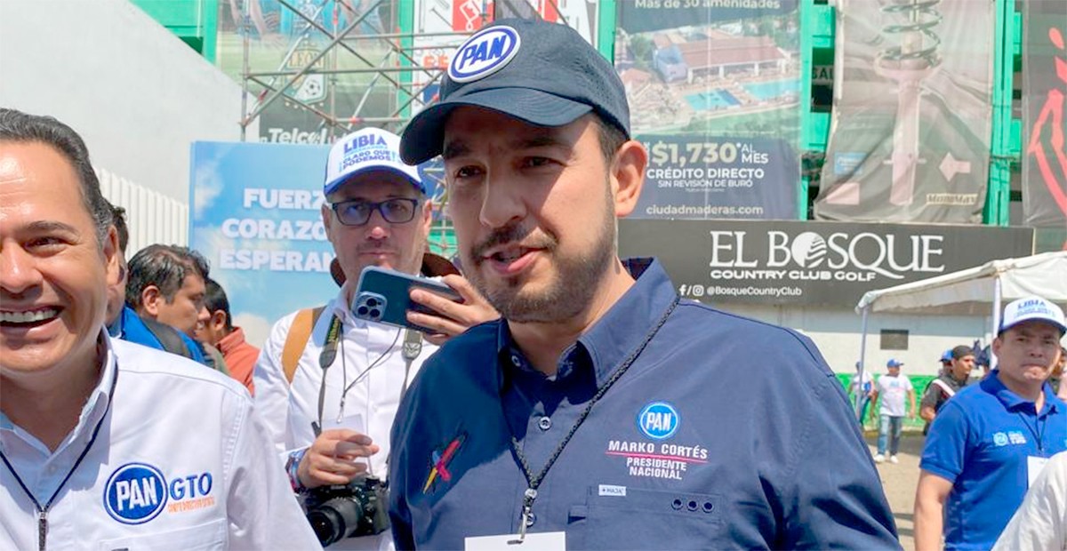 Marko Cortés ratifica a Aldo Márquez como dirigente del PAN en Guanajuato