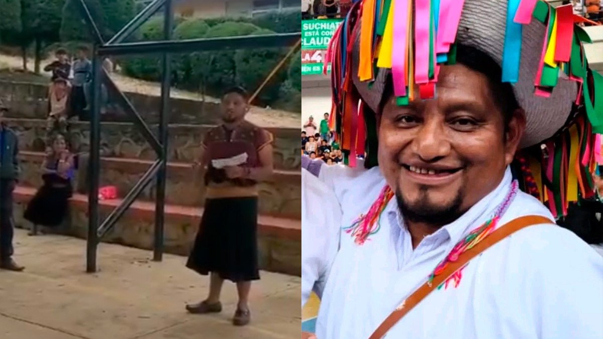 VIDEO Pobladores detienen a alcalde y lo visten de mujer por esta razón